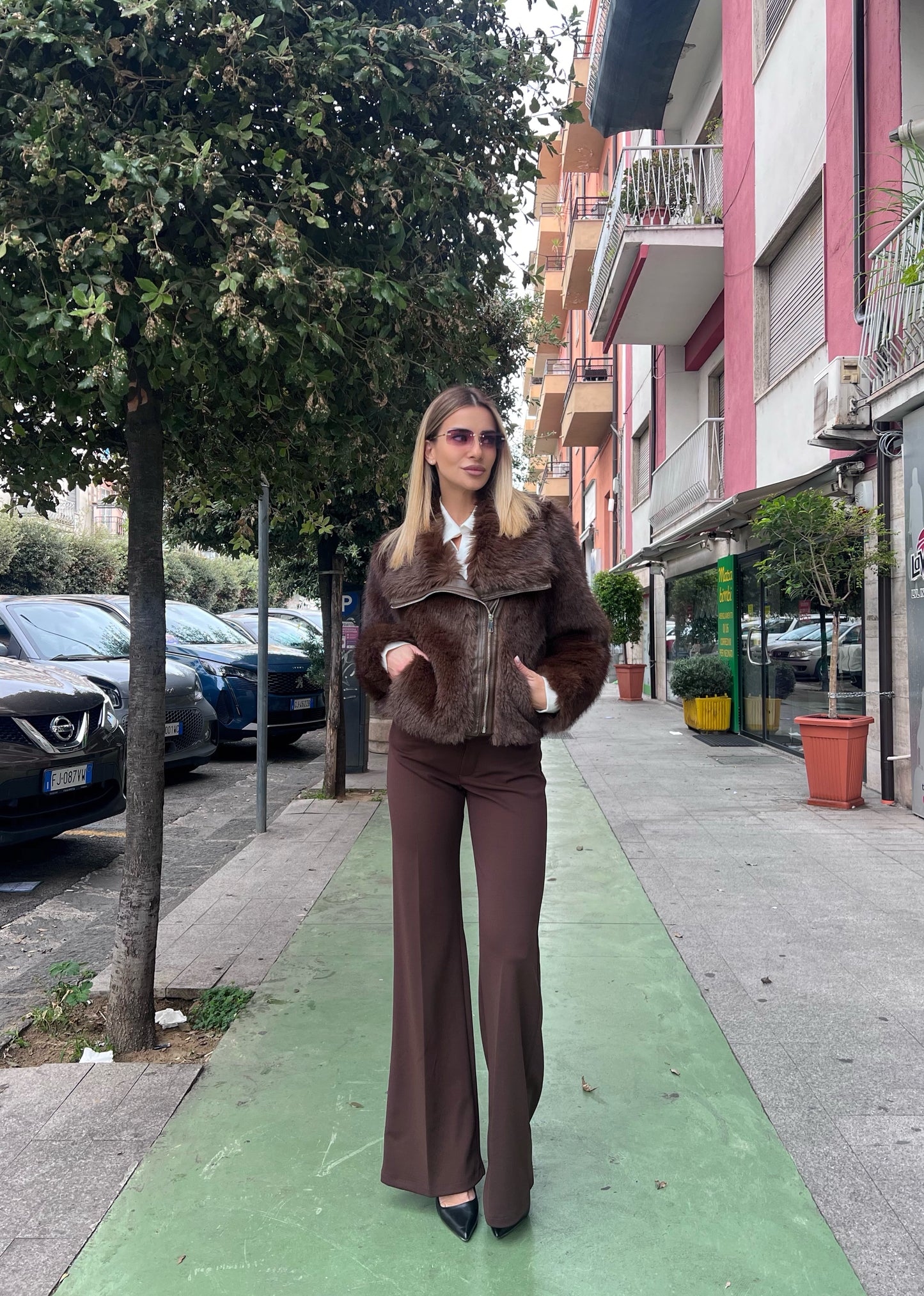 Ecopelliccia Marmolada cioccolato