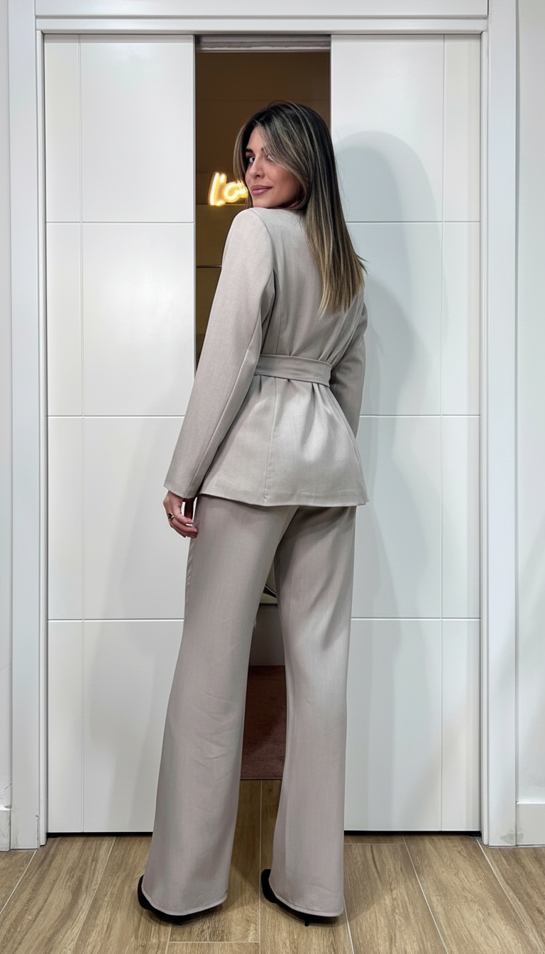 Tailleur Pamela beige