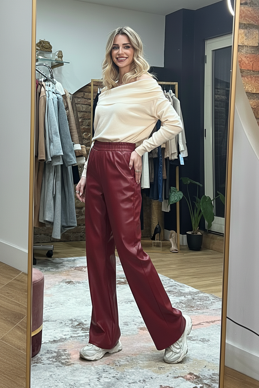 Pantalone Cochy bordeaux