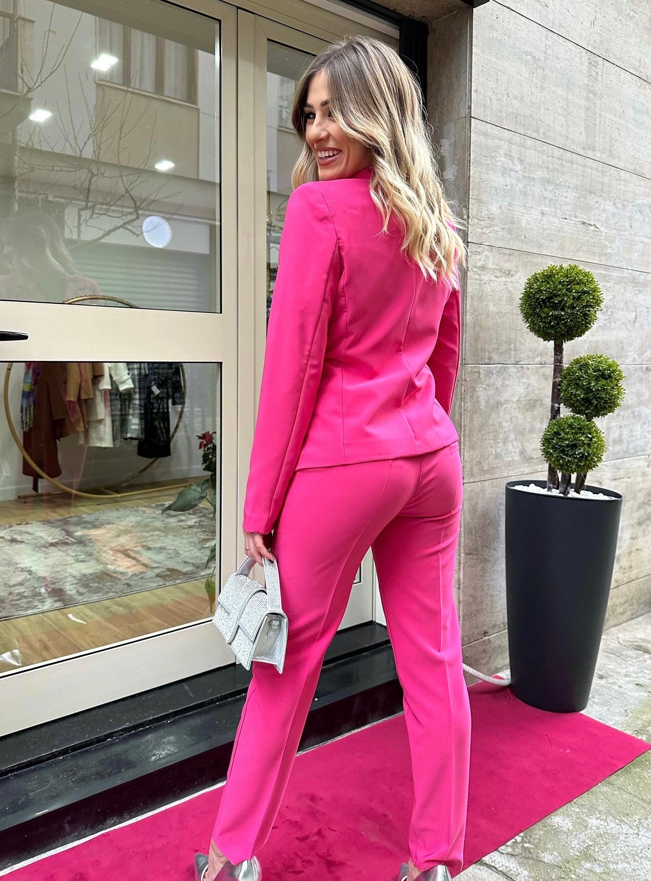 Tailleur Benedetta fucsia