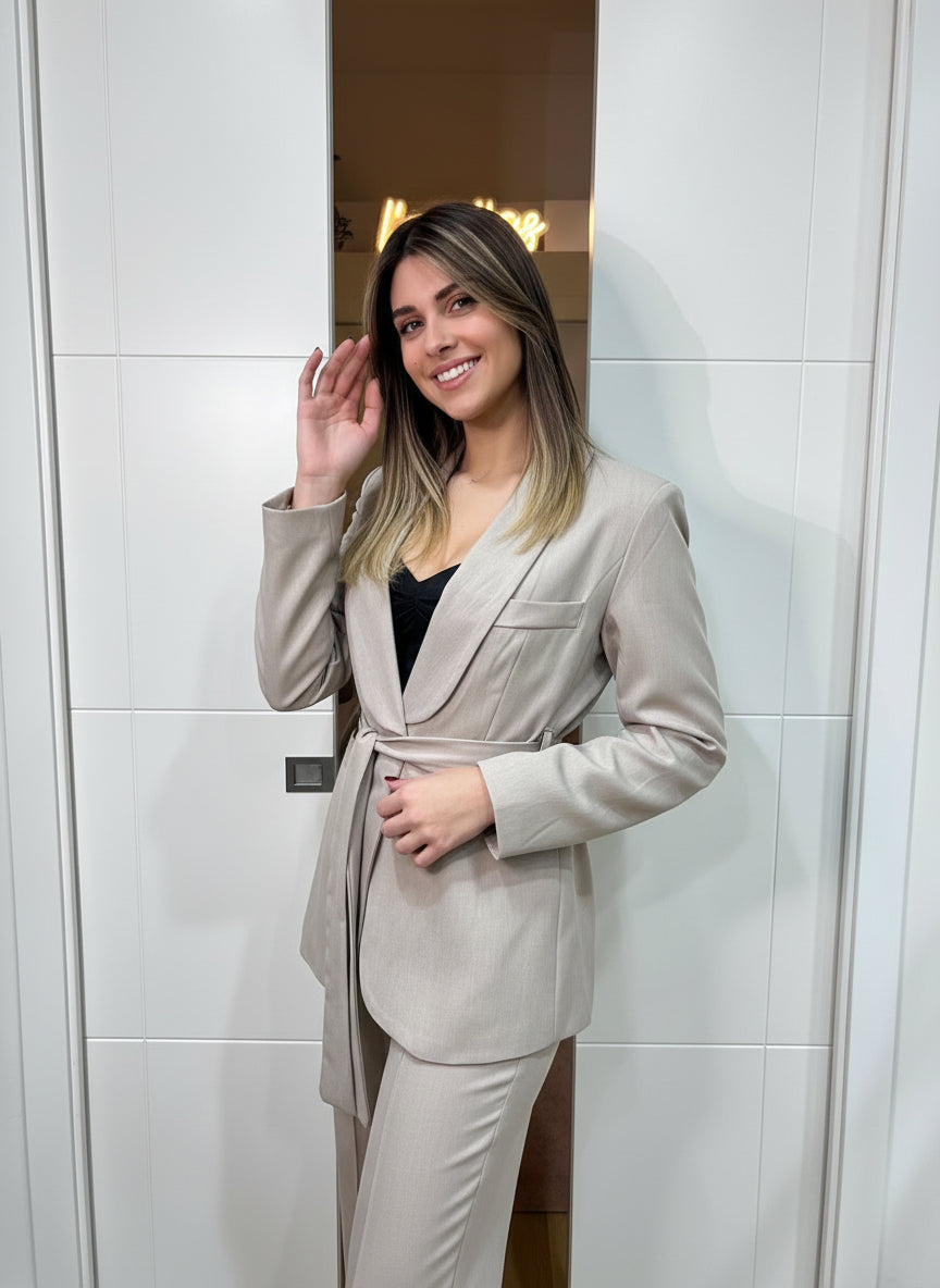 Tailleur Pamela beige