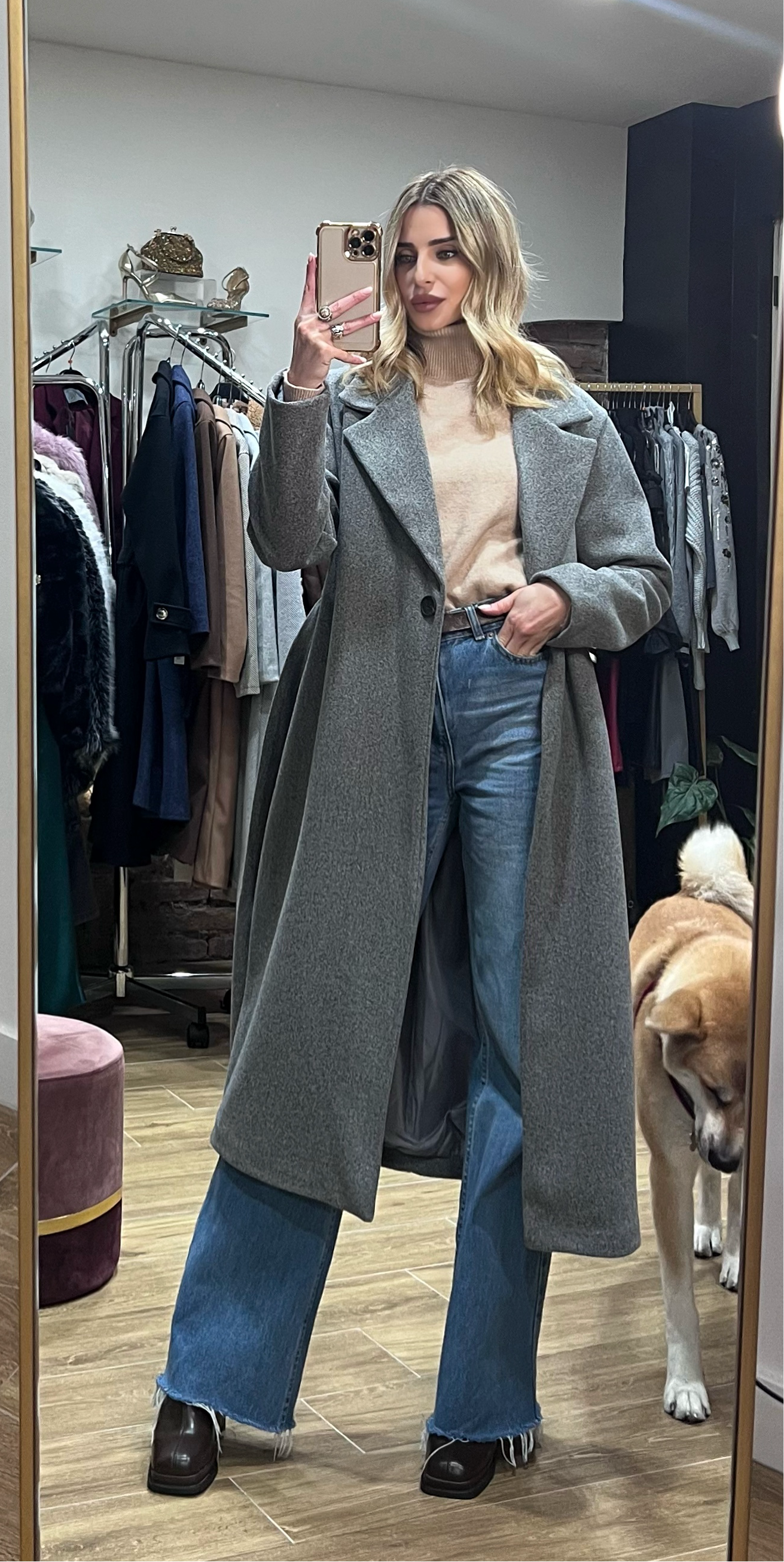 Cappotto Charlotte grigio