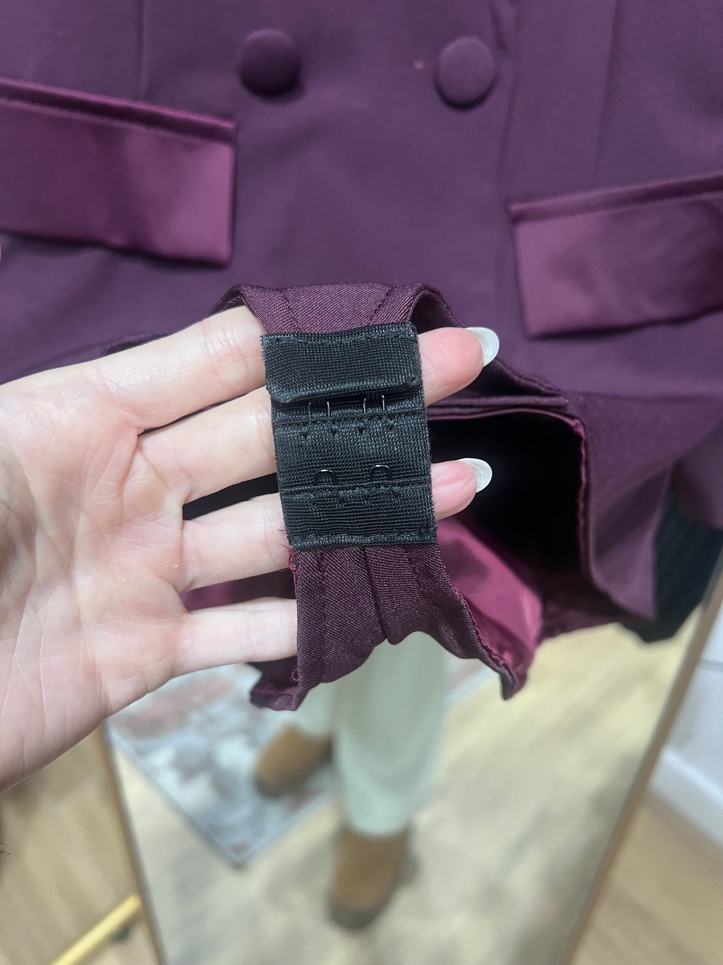 Blazer Playsuit bordeaux