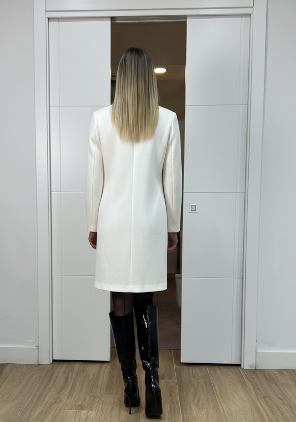 Cappotto Basic bianco