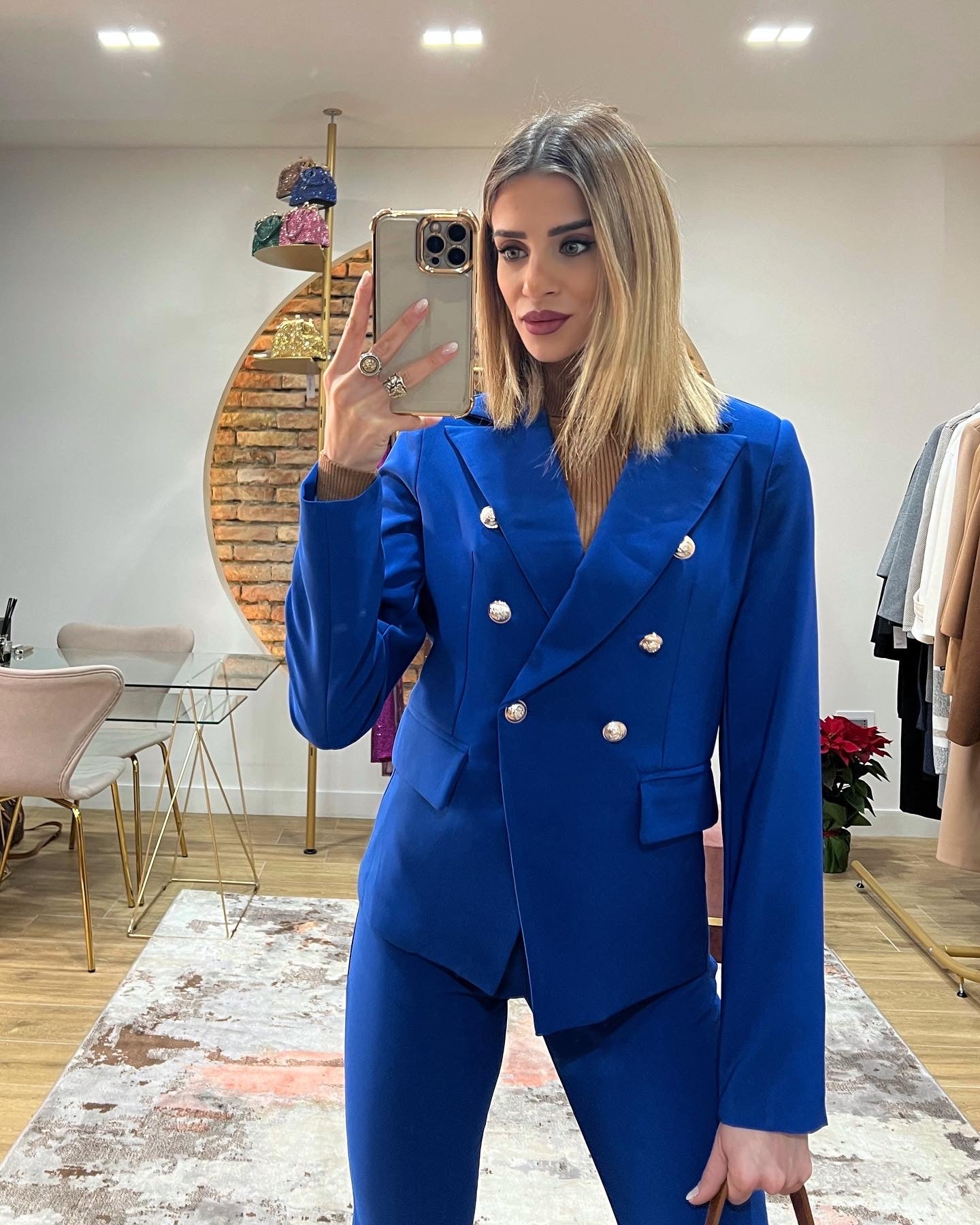 Tailleur Benedetta blu