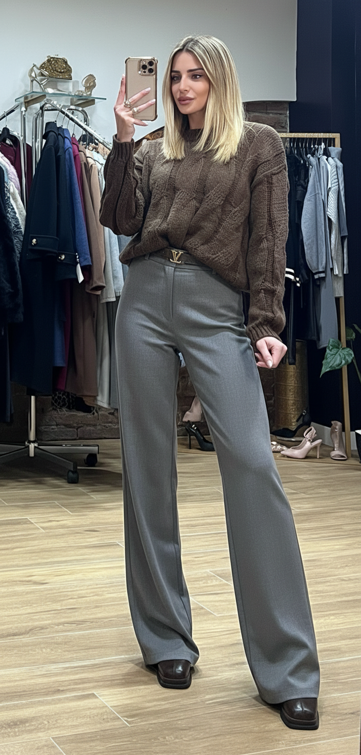 Pantalone Elsa grigio