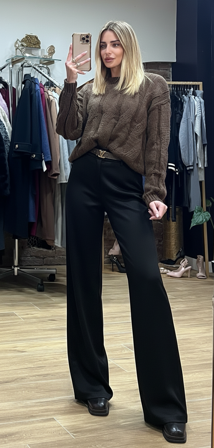 Pantalone Elsa nero
