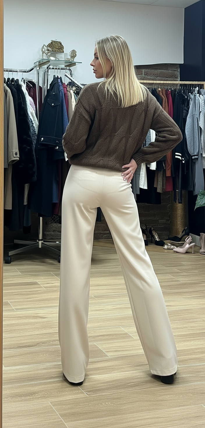 Pantalone Elsa beige