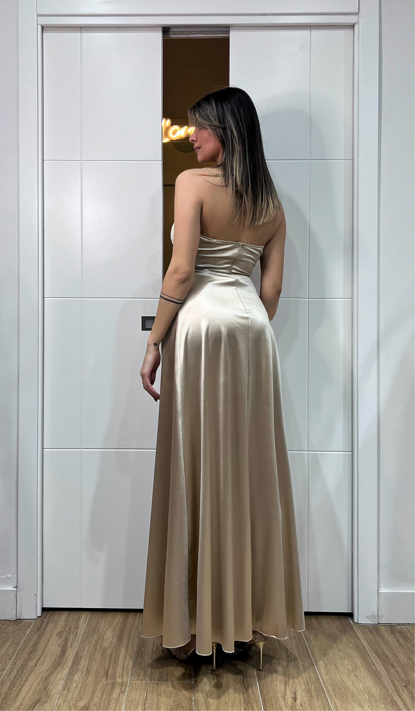 Abito Elegant champagne