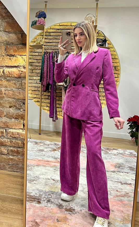 Tailleur Paris magenta