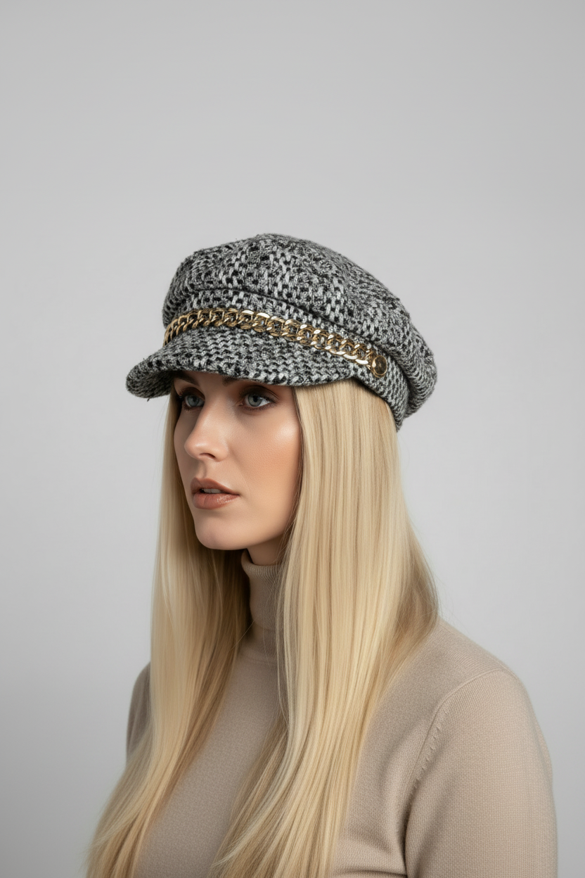 Cappello alla Gavroche in Panno di Viscosa