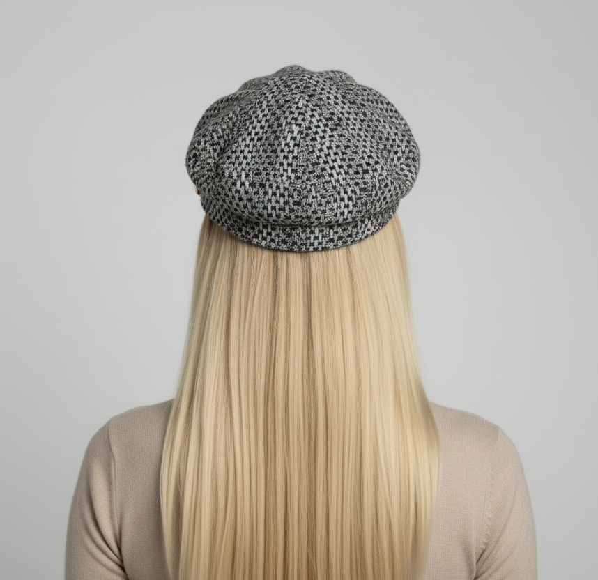 Cappello alla Gavroche in Panno di Viscosa