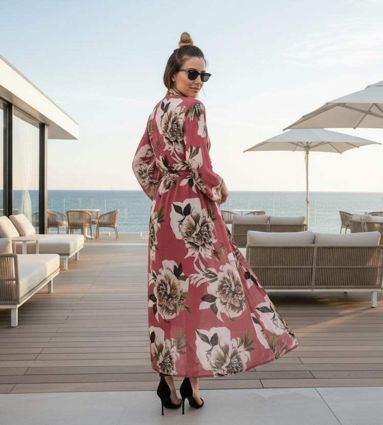 Kimono Caftano Floreale
