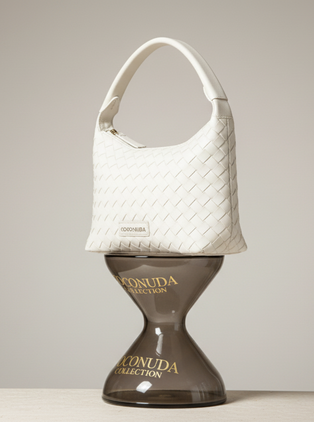 Mini borsa Cocò bianca