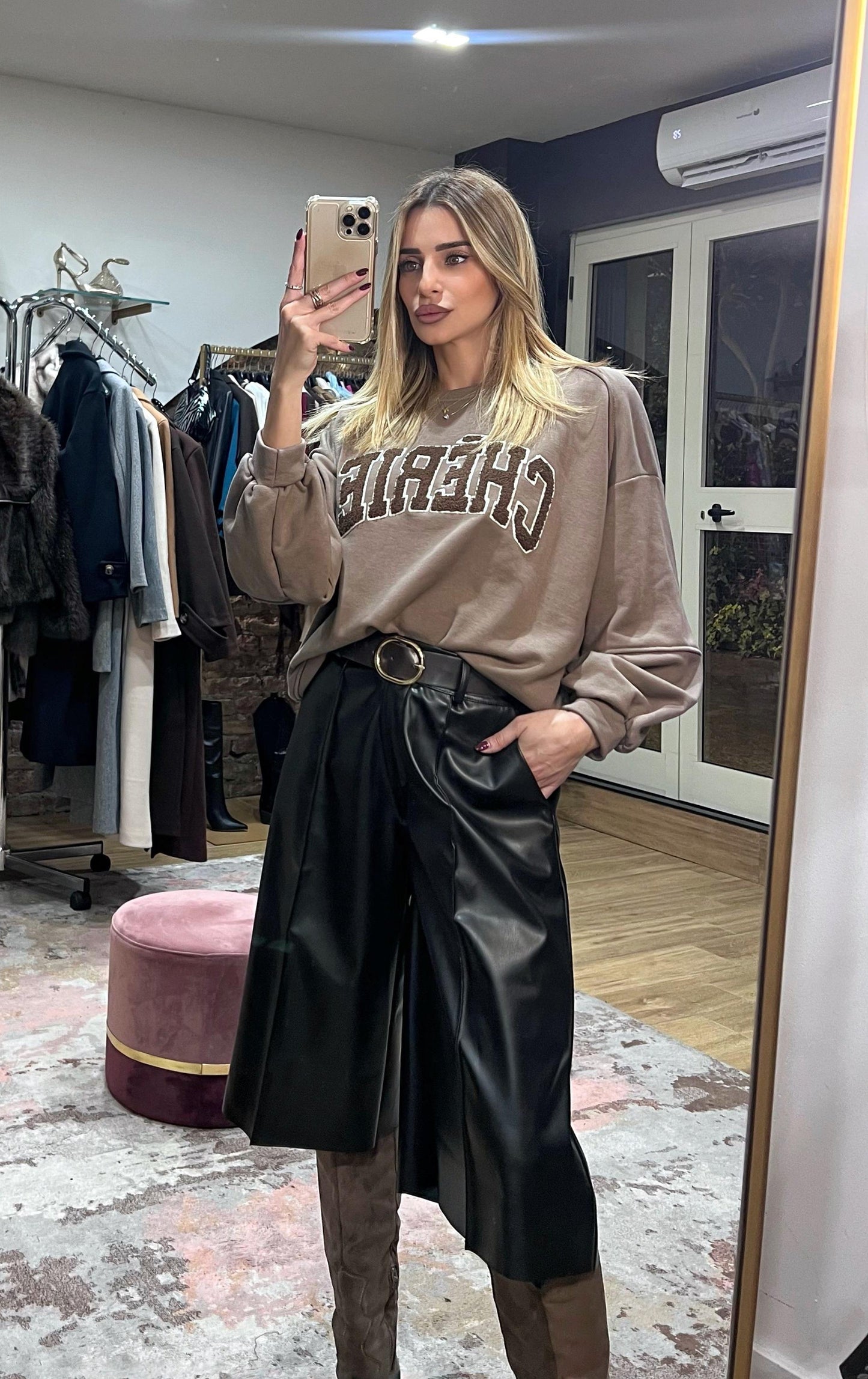 Felpa Oversize "Cherie"