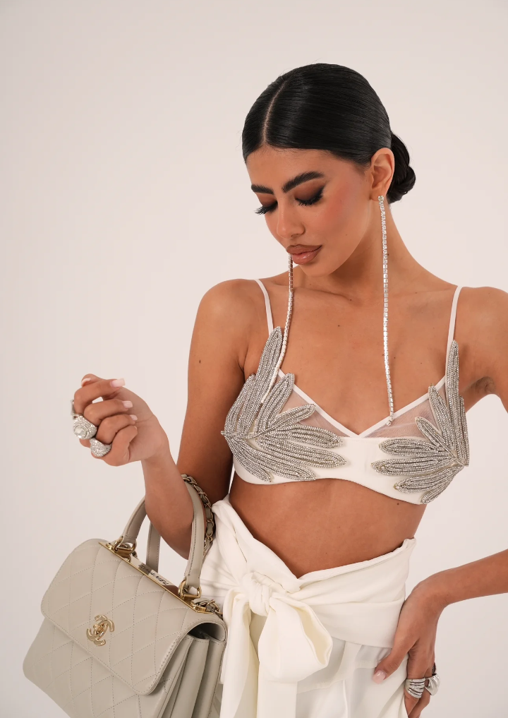 Bralette Kim bianco