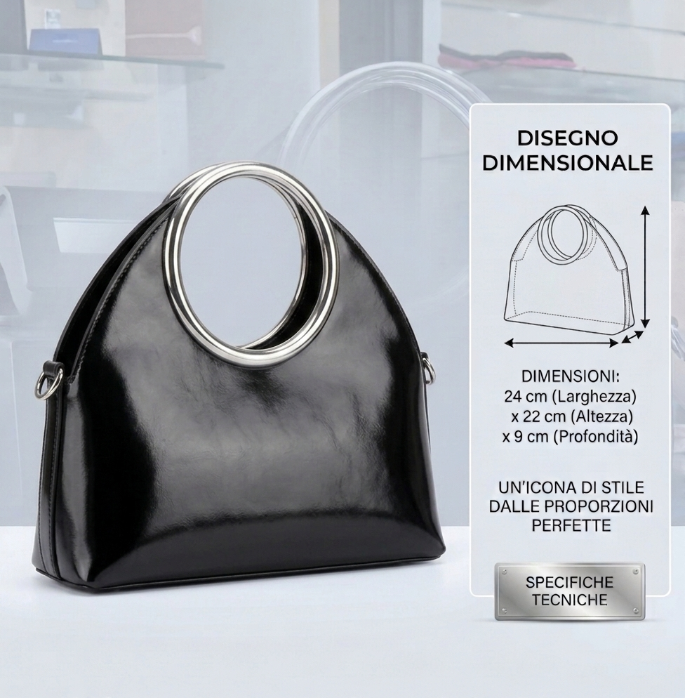 Borsa a Mano Coconuda – Ecopelle