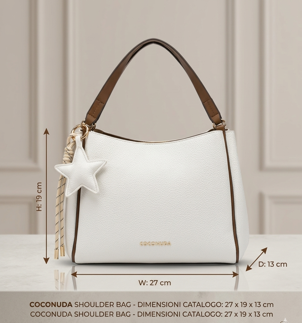 Borsa Bianco & Cuoio COCONUDA