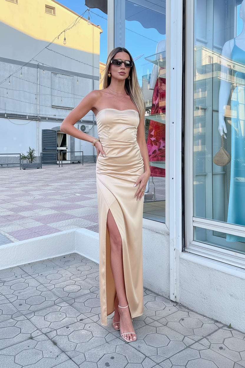 Abito Venezia champagne