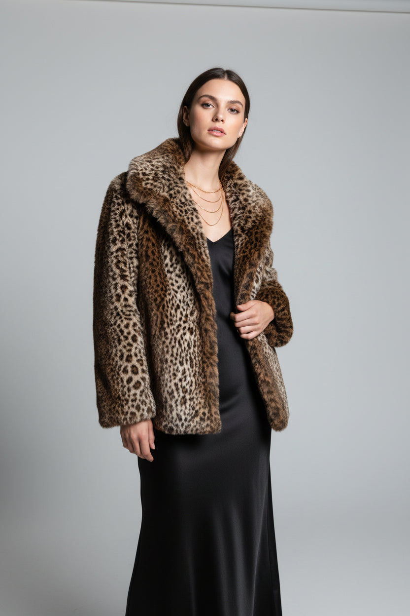 Ecopelliccia Leopard