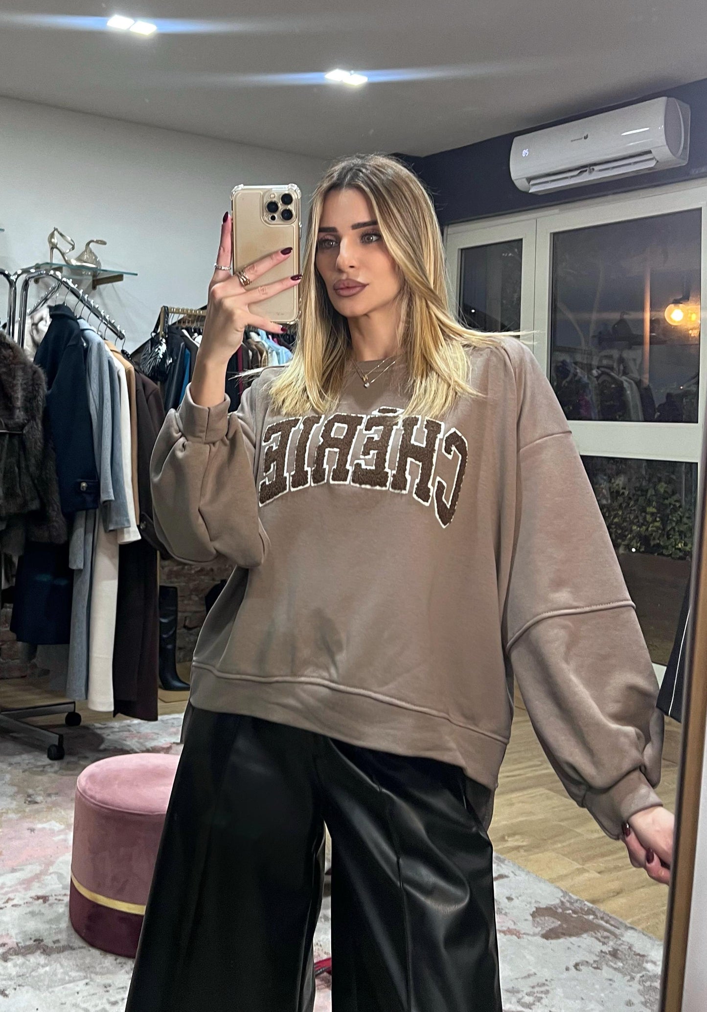 Felpa Oversize "Cherie"