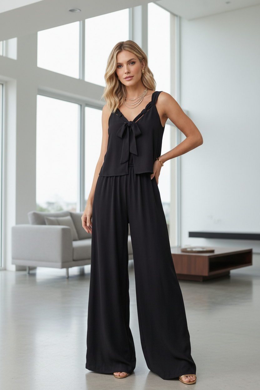 Jumpsuit in Georgette