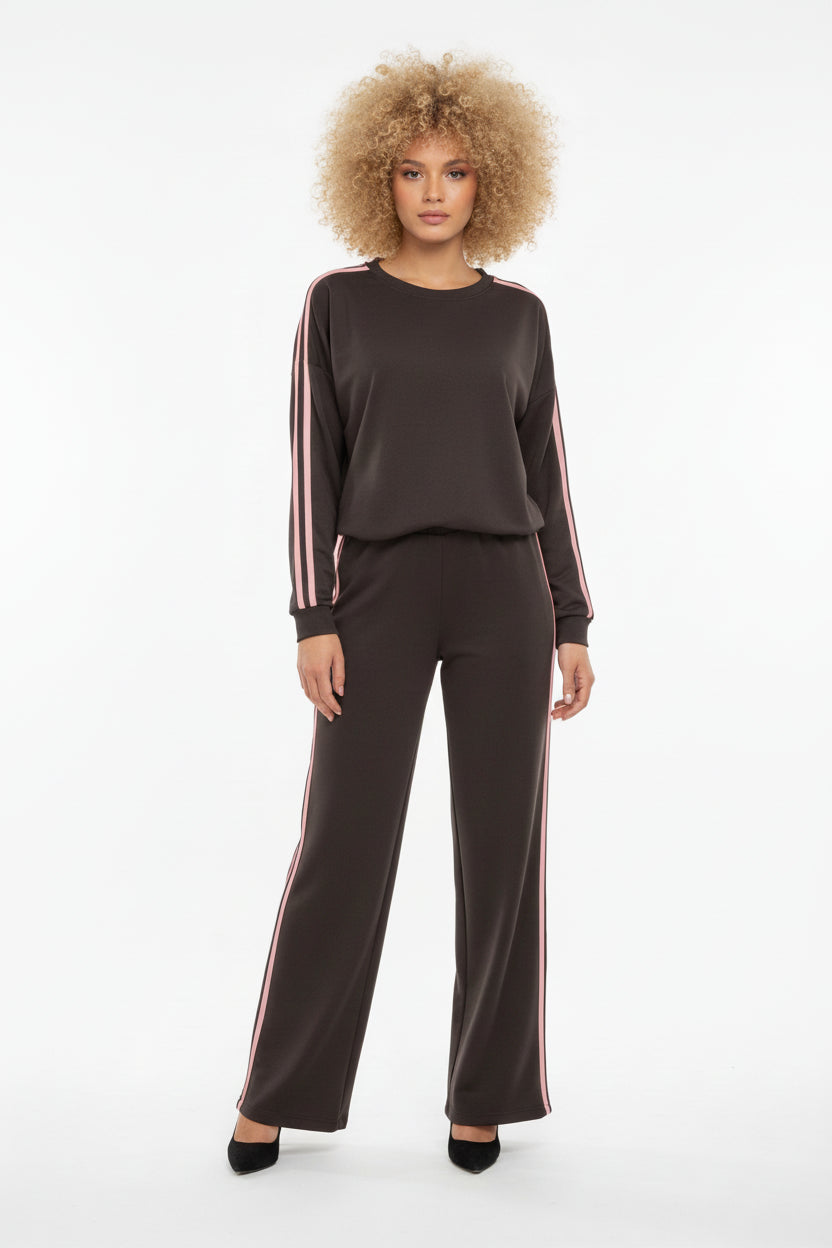 Coordinato tuta Cherie cioccolato