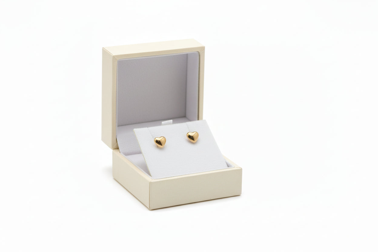 Orecchini Lobo "Cuore Gold"