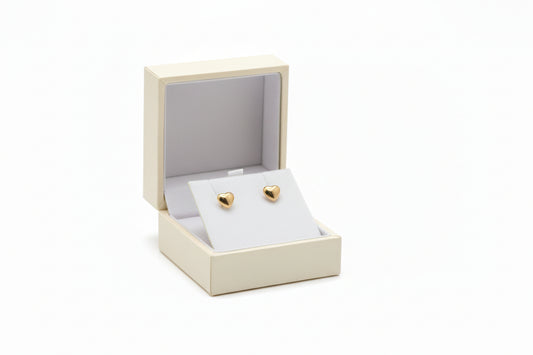 Orecchini Lobo "Cuore Gold"