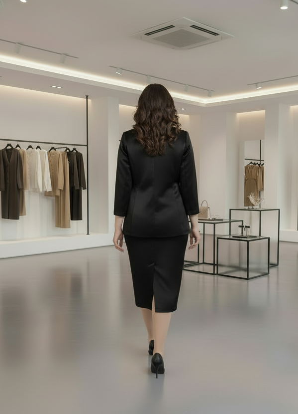 Tailleur in raso - Eten