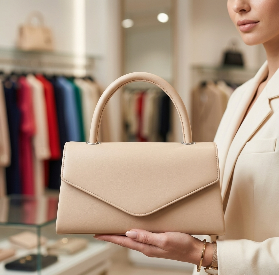 Mini pochette Larissa Beige