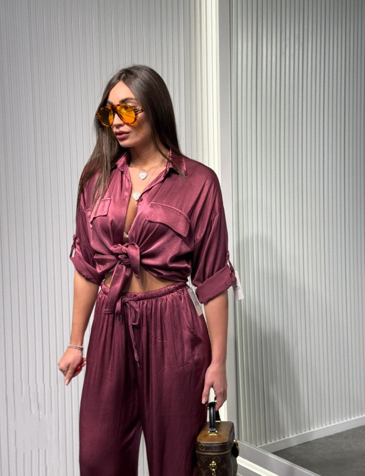 Coordinato Gaby bordeaux