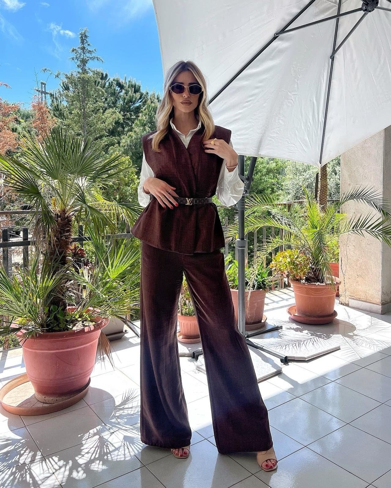 Coordinato Monique cioccolato