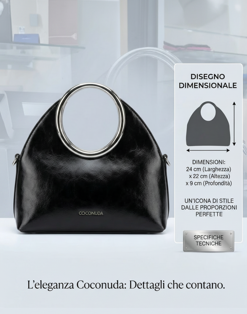 Borsa a Mano Coconuda – Ecopelle