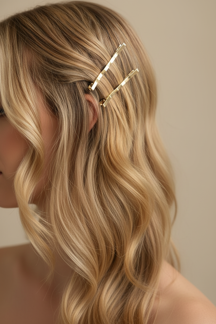 Set 2 Bobby Pin "Essential Gold"