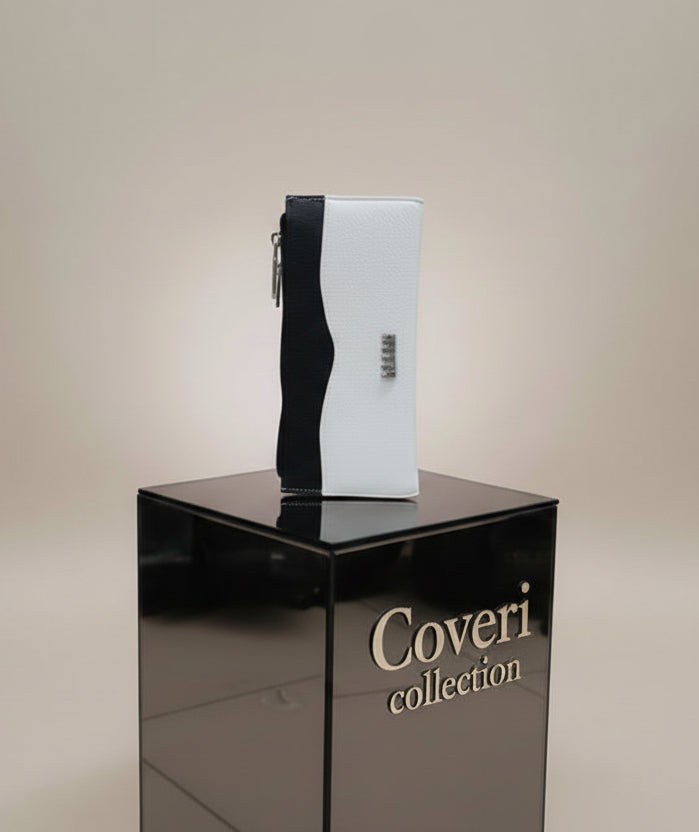 Portafoglio donna Coveri Panna/Blu