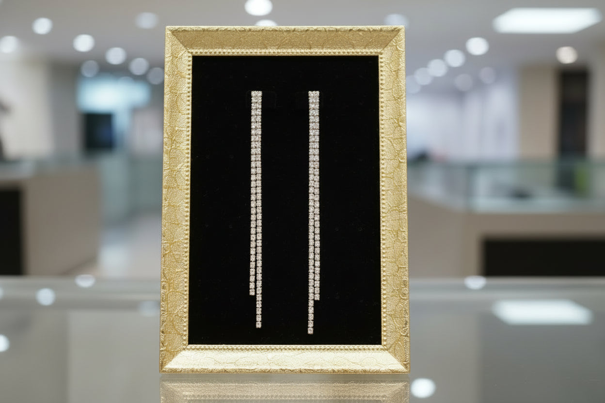 Orecchini Pendenti  "Crystal Cascade"