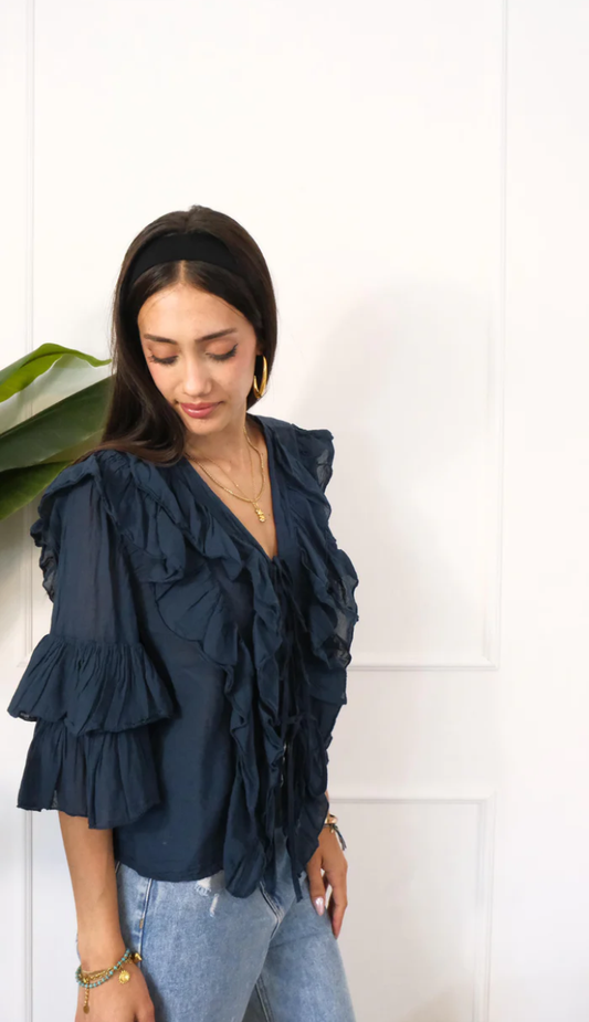 Camicia Eliza blu