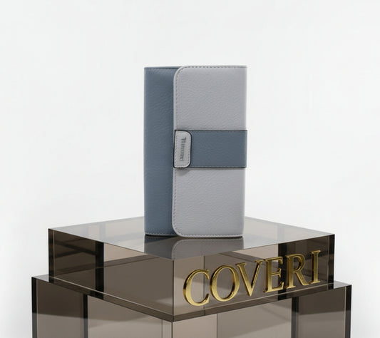 Portafoglio Coveri Bianco/Cielo