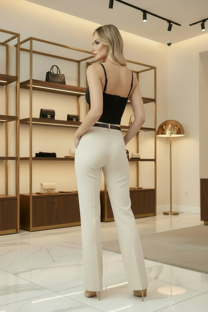 Pantalone "Chic Sable"
