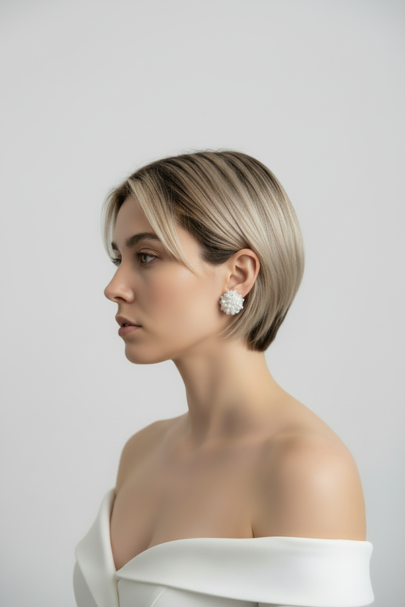 Orecchini Sfera "Glamour Pearl"