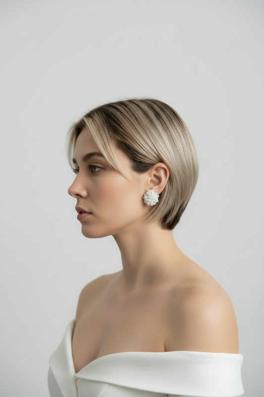 Orecchini Sfera "Glamour Pearl"