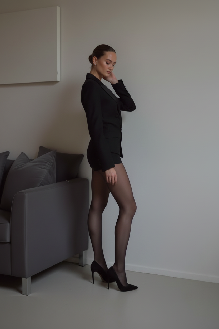 Blazer Playsuit nero