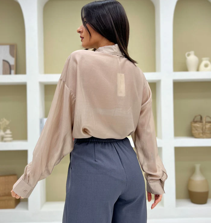 Camicia Shabby color champagne