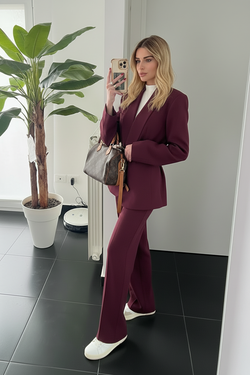 Tailleur Pamela Wine