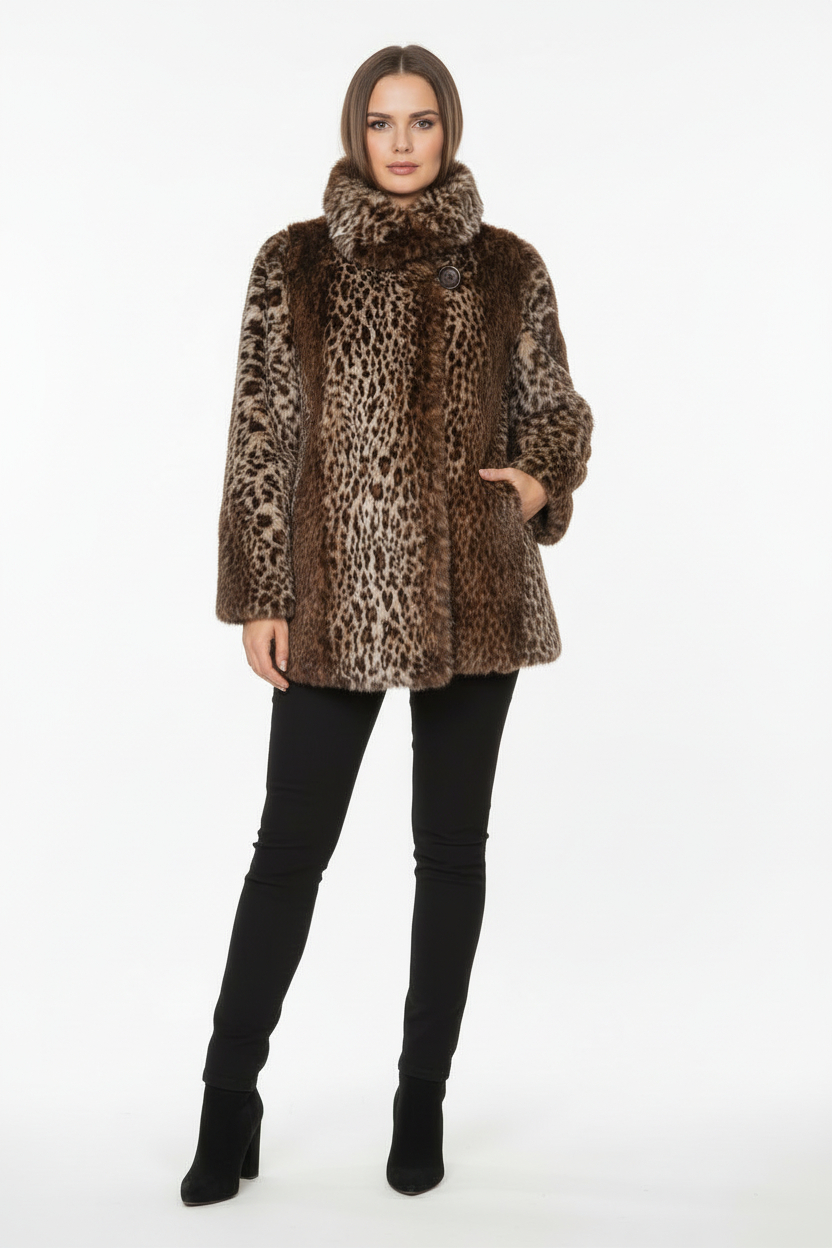Ecopelliccia Leopard