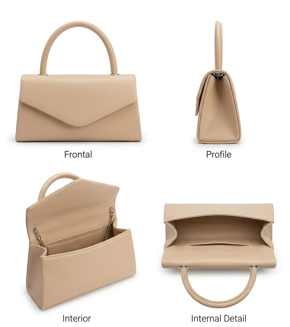 Mini pochette Larissa Beige
