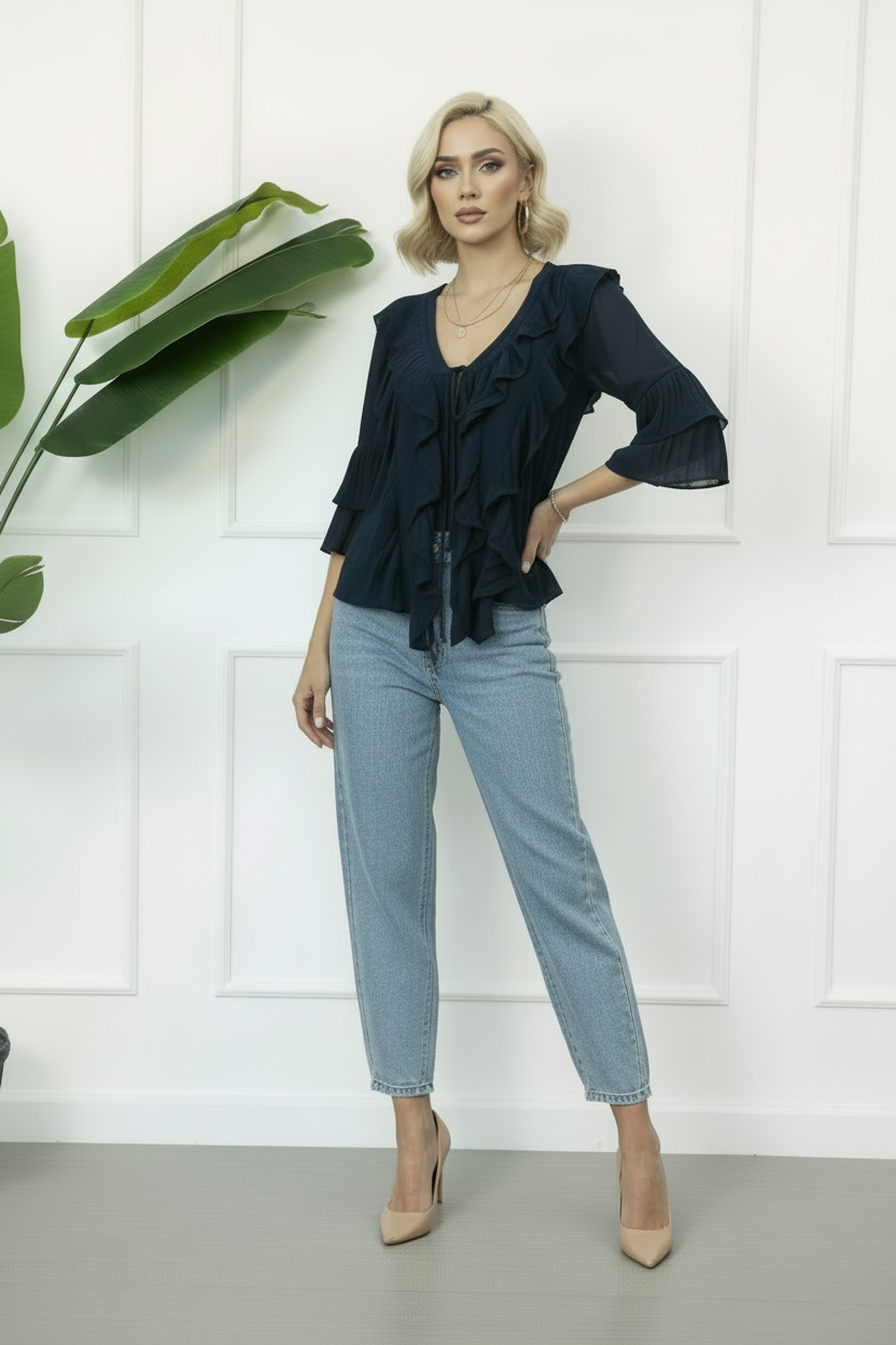 Camicia Eliza blu
