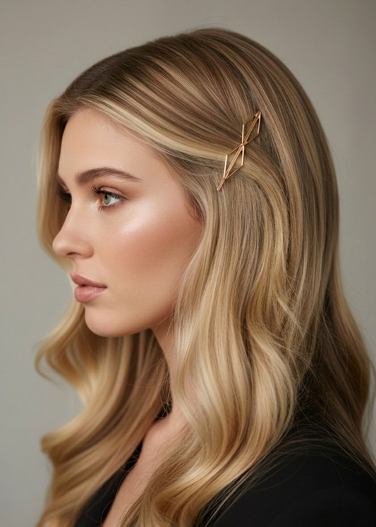 Fermaglio Geometrico Gold