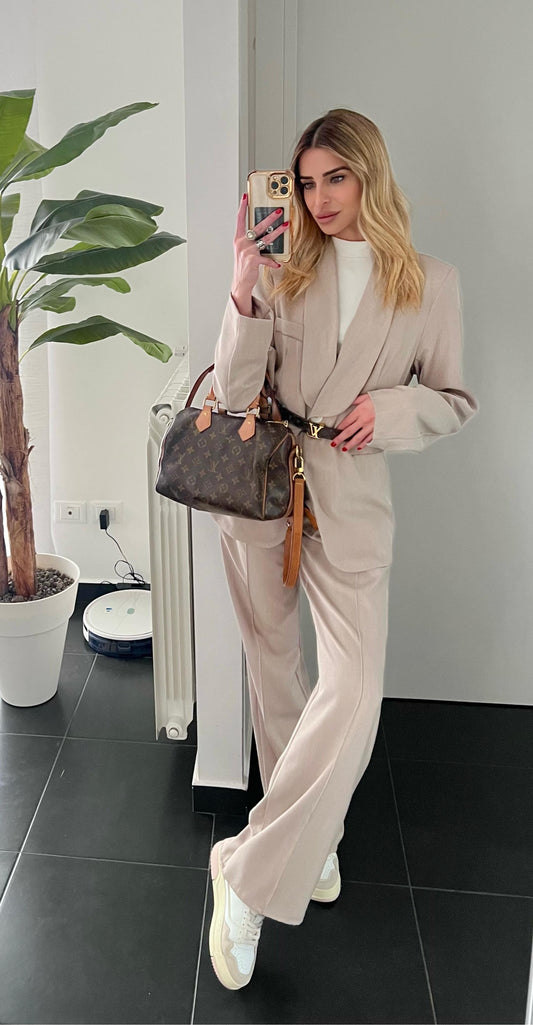 Tailleur Pamela beige